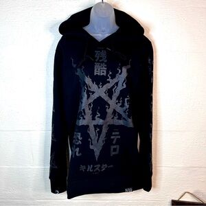 Killstar Night Terror Oversized Hoodie
